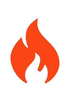 Fire Damage Restoration Icon